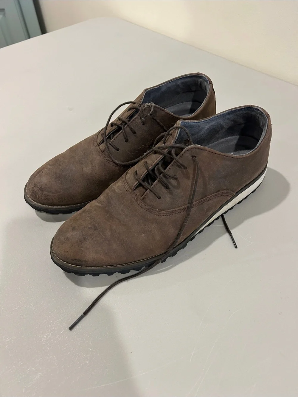 5.11 Tactical Brown Leather Derby Lace-Up Shoes